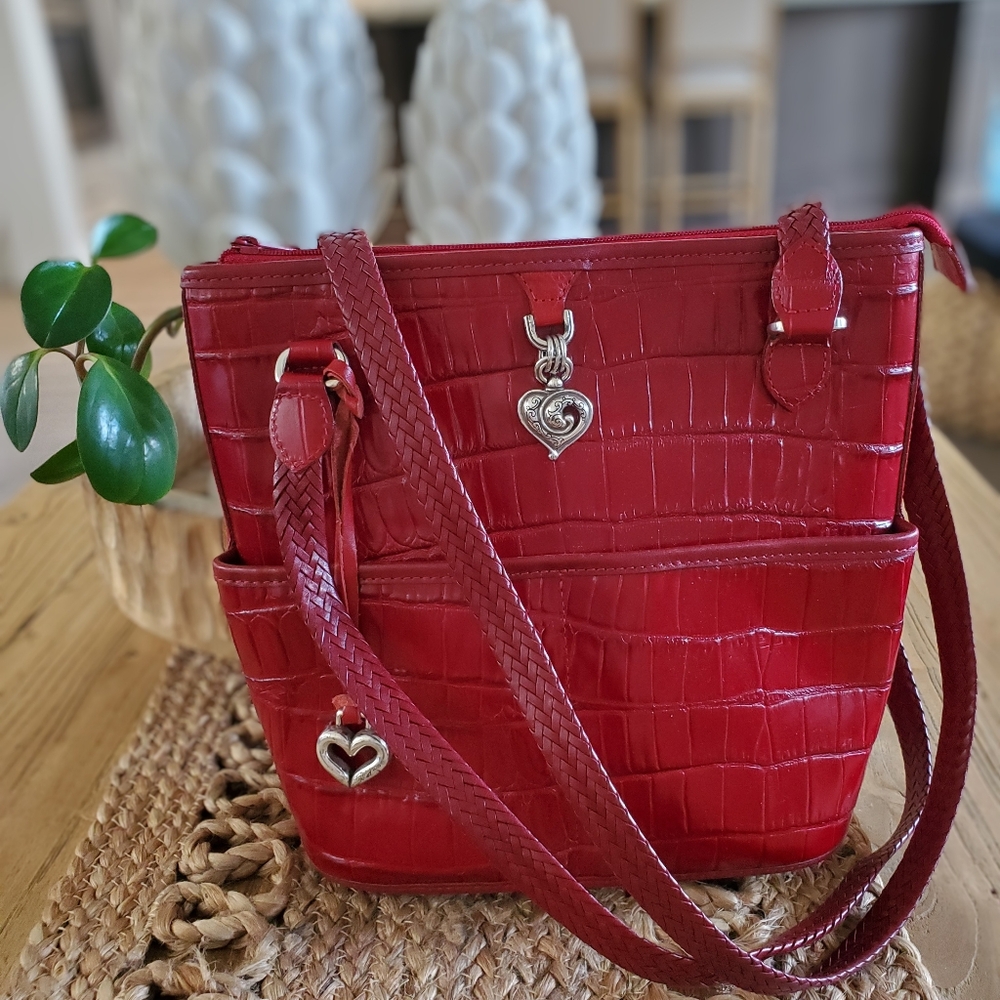 Brighton Red Leather Purse 👛 😍